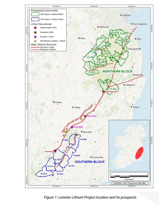 European Lithium finalizza l’acquisto del progetto irlandese con azioni CRML; nomina l’esperto di esplorazione