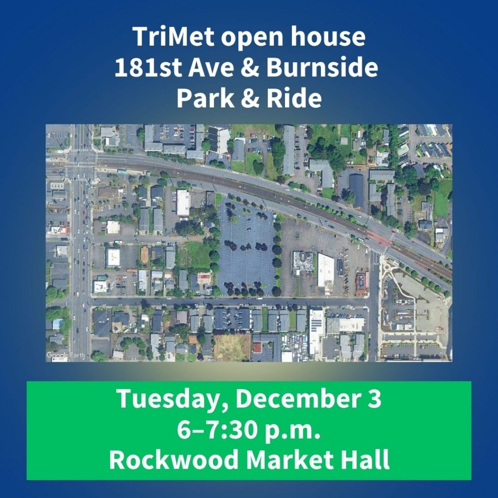 TriMet cerca il feedback della comunità sullo sviluppo futuro di due park and ride sul lato est